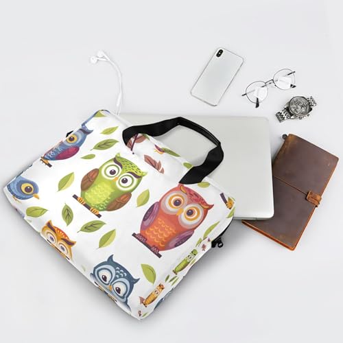 Funda para laptop búho cartoon, 13-15.6 pulgadas miniatura 7