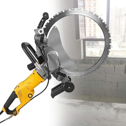 Cortador eléctrico de ranurado de pared, motor sin escobillas para granito, piedra, ladrillo, mármol, hormigón, diseño de ángulo sin muerto de 90° para corte de precisión