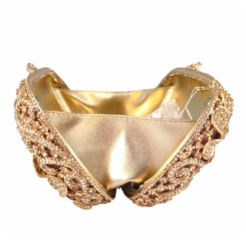Image of Luxury Crystal Clutch Purse for Women Rhinestone Handbag Formal Party Evening Bag Sparkly Bridal Flower Purse