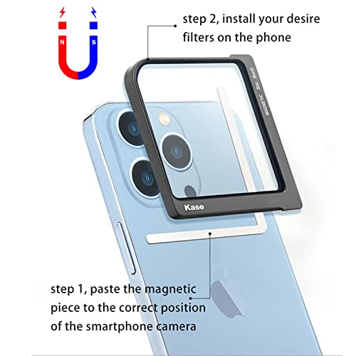 Kase Cell Phone Magnetic Square CPL Filter, Smartphone Circular Polarizer Filter for iPhone 16 15 14 13 12 Pro Max 11 8 7 XR X XS,Samsung Xiaomi by Kase - Image 4