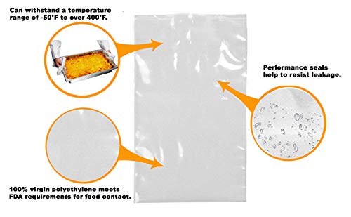 APQ Pack of 250 Steam Table Pan Liners with Twist Tie 24 x 17 for 1/2 Pan. Disposable Polyethylene Pan Liners 24x17. Poly Bun Pan Covers for Caterers, Cafeterias, Restaurants.