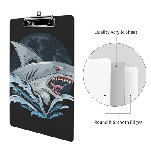 Porte Bloc A4 Avec Pince Planchette Porte Document Design Requin