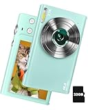 デジタルカメラ デジカメ 4800万画素 2.7K動画撮影 AF機能 3cmマクロ撮影 タイムラプス スローモーション 学生 修学旅行 子供利用可能 オートフォーカス 超軽量 初心者 セット 電池2個 32gカード付 緑