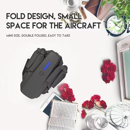 Image of BrUsHlEsS-fOlDaBlE-DrOnE-WiTh-hQ-WiFi-cAmErA-ReMoTe-cOnTrOl-fOr-kIdS-QuAdCoPtEr-wItH-GeStUrE-SeLfIe-fLiPs-bOuNcE-MoDe-aPp-oNe-kEy tAkE-OfF (E88)