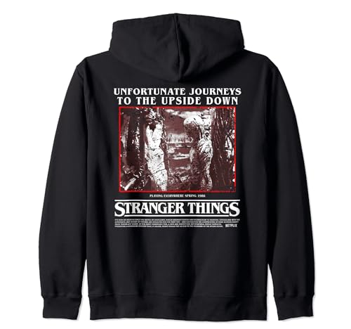 Ropa urbana clásica de ciencia ficción de terror al revés de Stranger Things Sudadera con Capucha