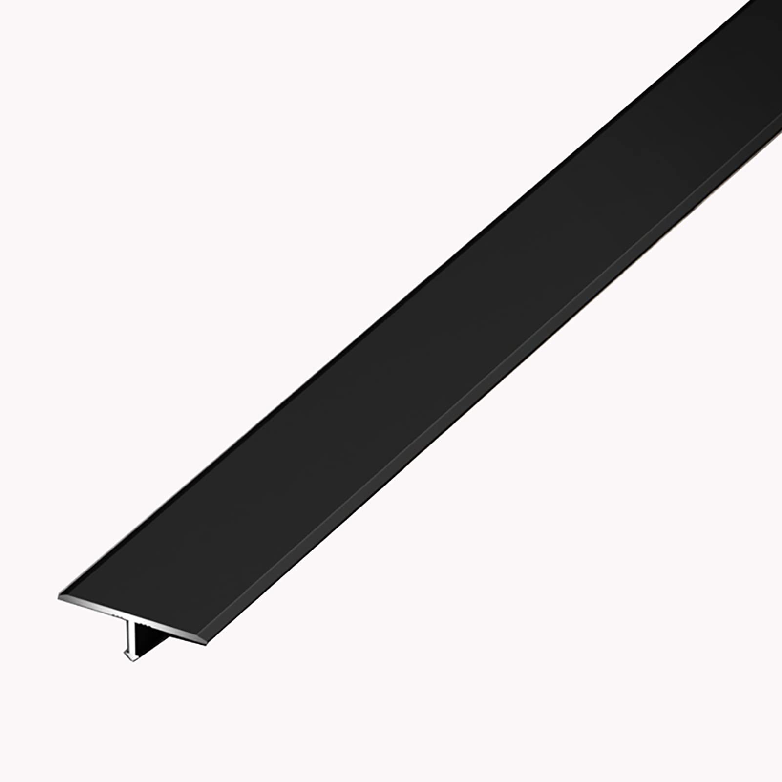Barre de Seuil en Forme de T - Bande de Transition de Porte, Écart de Plancher de Tuile Couvrant Les Jonctions, Tapis Aux Garnitures de Bord de Porte, Imperméable et Facile à Nettoyer