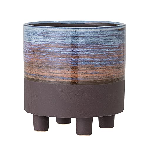 Bloomingville Blumentopf Maes, blau, Keramik