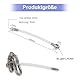 Harnröhren-Dilator für Keuschheitsgürtel Männer, Edelstahl Harnröhren-Dilator,Flat Chastity Cage Peniskäfig Keuschheitskäfig,mit Bohrung Penis Plug,für Männer Cock Cage Penis Sound Dilatatoren