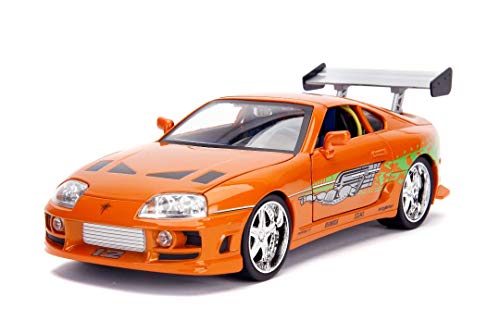 Jada Fast & Furious 1:18 Toyota Supra Die-cast Car y Figura Brian miniatura 2