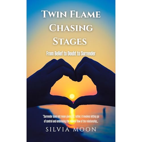 Twin Flame Chasing Stages Audiolibro Por Silvia Moon arte de portada