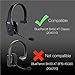 BlueParrot B450-XT Cushion Kit - Includes Foam and Leatherette Replacement Ear Cushions, Four Foam Windscreens (for B450-XT only - 1st Gen Prior to May 2020) VXI-204019-B