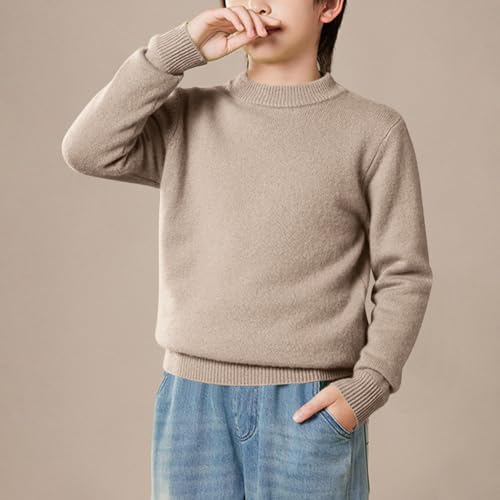 Girls Sweaters Cute Crewneck Pullover Trendy Casual Plain Knit Long Sleeve Tops for Teen Fall Fashion Kids Clothes4