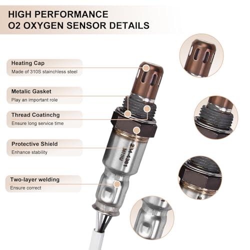Sensor de oxígeno para Infiniti QX56 y QX80 5.6L V8 miniatura 2