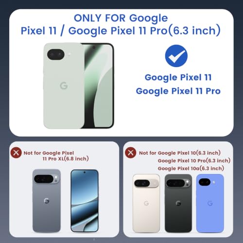 Image of Ruky Compatible with Google Pixel 11 /Pixel 11 Pro Case, Black