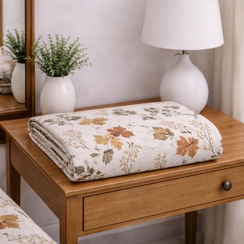 Image of DECORUM Cloud Cotton Double Bedsheet Floral Print with 2 Pillow Covers | 244 TC | Ultra Soft Feel | Premium Comfort | Breathable & Skin Friendly | for Bedroom (90 x 90 Inches)