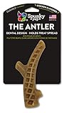 Spunky pup Antler Nylon Chew Toy, Chicken Flavored Nylon Dog Chew Toy, Promotes Dental Health - Antler, Deer
