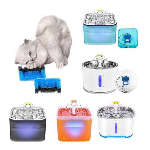 Filtros de reemplazo para fuentes de gatos acero inoxidable (8 unidades) miniatura 2