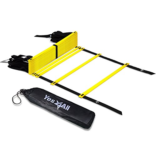 Yes4All Agility Ladder – Speed Agility Training Ladder with Carry Bag – 20