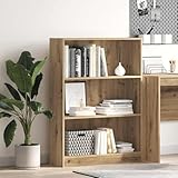 Matériau robuste et durable en bois d'ingénierie de chêne artisanal, offrant une finition lisse et une excellente stabilité. Ce meuble de rangement résiste aux variations quotidiennes, garantissant une longue durée de vie dans votre salon, chambre adulte ou bureau.