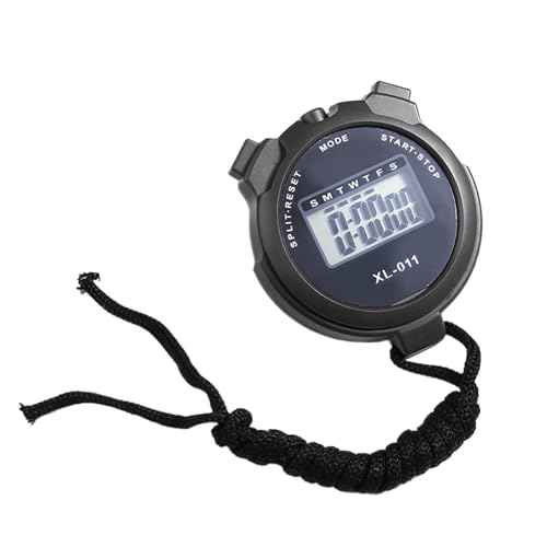 Temporizador de cronómetro. Temporizador digital LCD de mano con pantalla grande - Temporizador digital portátil para entrenamiento en casa para niños, adultos, profesores deportivos