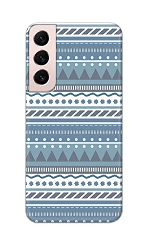Image of Printed Hard Back Cover Case for Samsung Galaxy S22 Plus 5G | S22+ 5G Back Cover (Seamless Geometric Tribal Pattern) -1803