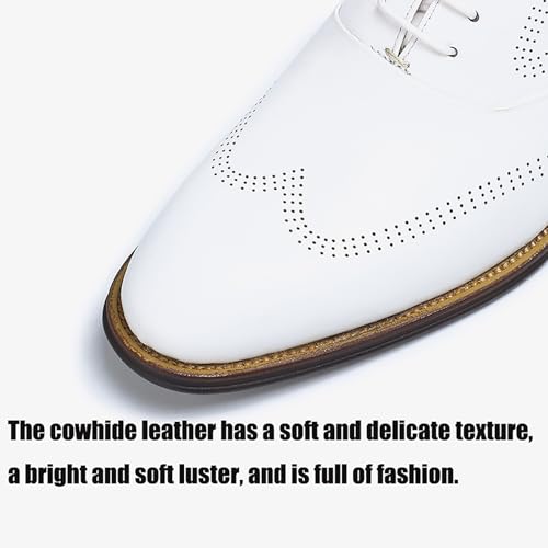 Men's Premium Leather Dress Shoes for Business and Casual Wear Breathable Non-Slip Rubber Sole, Pointed Toe Design2