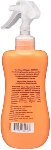 Miniatura 2 de Wags & Wiggles Refresh Spray desodorizante para perros en zesty pomelo  Spray desodorante de aseo de perros de larga duración  Spray desodorizante
