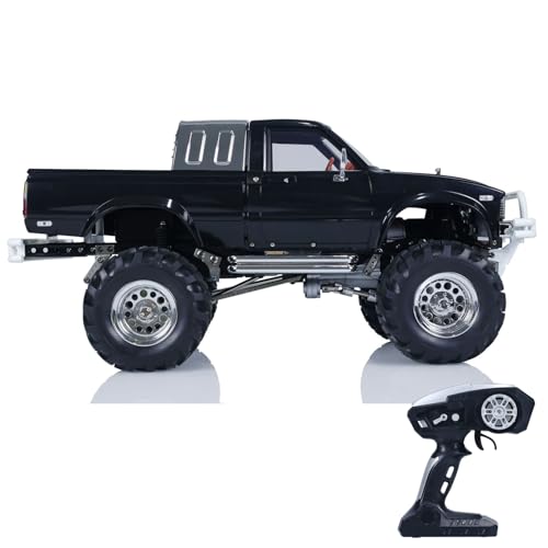 Image of 1 /10 4 * 4 Hg RC Pickup Truck Rally Car Series Car Racing Crawler 2.4G RTR Black for Adult Hobby
