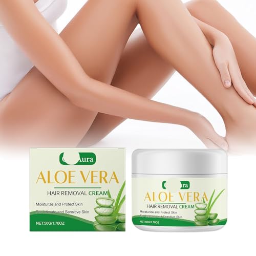 KLYso Crema Depilatoria Hidratante con Aloe Vera: Depilación Suave Y Eficaz For Una Piel Suave E Hidratada En Piernas, Axilas, Pecho Y Más.(1PCS)