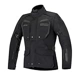 Para hombre. Alpinestars Durban Gore-tex - Chaqueta de motorista (talla 50), color negro