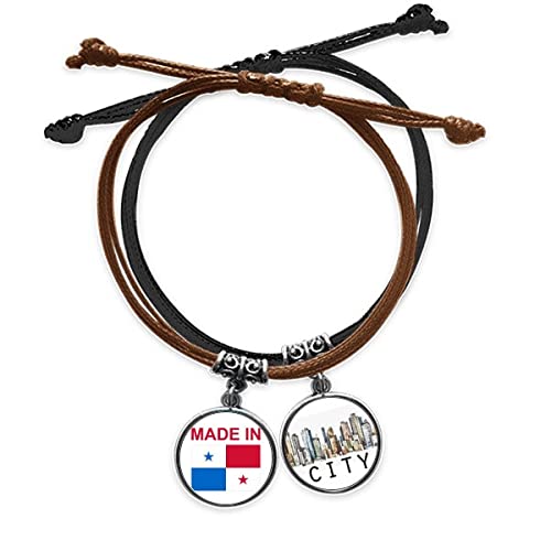 Bracelet Cuir Sidi et Corde Panama l'amour pour vos voyages