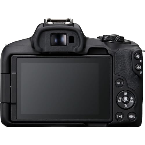 Image of Canon EOS R50 Mirrorless Vlogging Camera (Black) w /RF-S18-45mm F4.5-6.3 is STM Lens (Renewed)