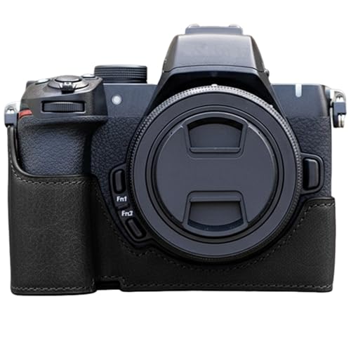 Demi-étui Z50 II en cuir noir idéal pour la photo de rue