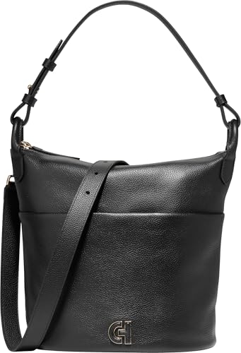 Cole Haan Womens Essential Soft Bucket Bag, Black