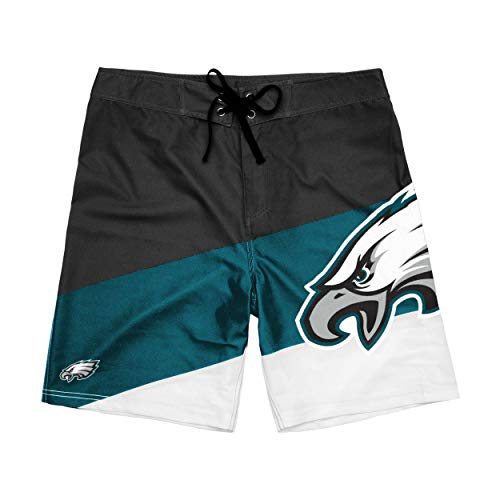 Image of FOCO Mens NFL Team Logo Color Dive Swim Boardshorts