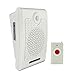 Wall Mount High Power PIR Motion Sensor Button Activated Voice Recordable Sound Amplifier Speaker with Remote Control for Safety Voice Attention