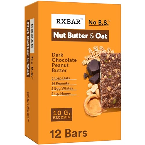 RXBAR Nut Butter and Oat Protein Bars, Protein Snacks, Snack Bars...