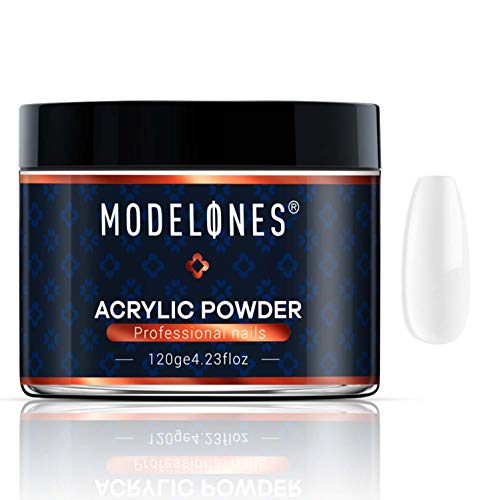 Modelones Clear Nail Acrylic Powder Professional Nail Art Powder 4.23 OZ