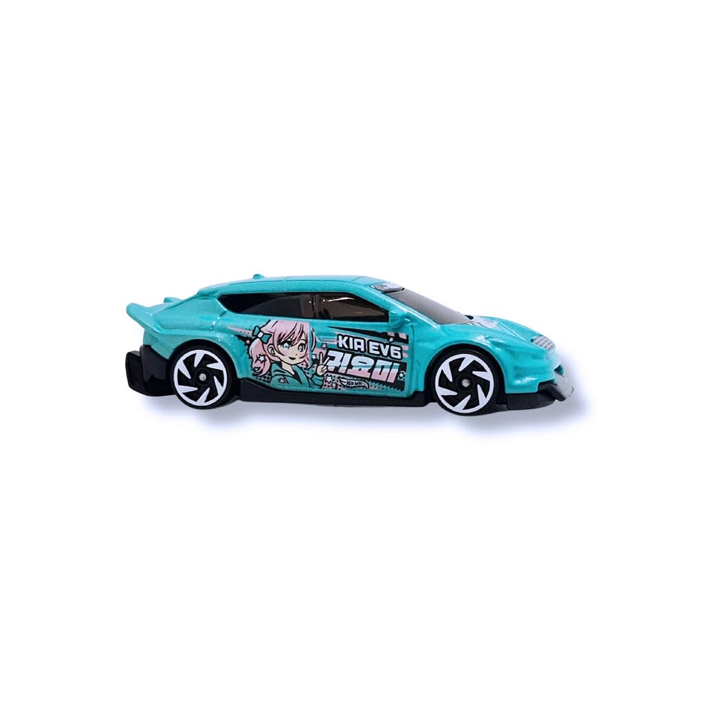 Hot Wheels Custom Kia Ev6 Hw Ev Celeste | Meses sin interés