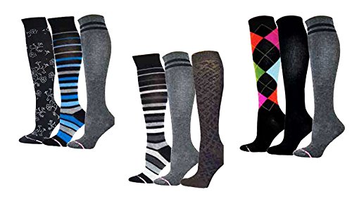 Dr. Motion 3 Pairs Compression Socks Women's For Nurse,Pregnancy, Athletic Top Rated