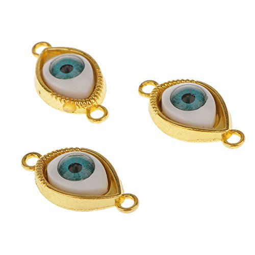 F Fityle OLHOS MAUS Conectores De Jóias Acessórios Para Descobertas De Jóias Descobertas 60 Pcs