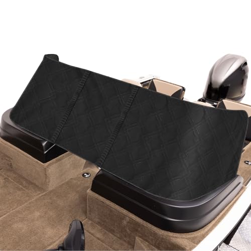 Kistrba Trailerable Boat Sun Shade Compatible with Most Deep V Walk Through Windshield Multi-Layer Thickened Cotton Fabric Windshield Cover Custom Fit Folding Sun Shade Protection Blocker