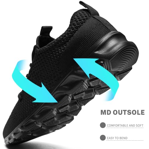Men's Running Shoes Slip On Walking Comfortable Tennis Breathable Non Slip Athletic Gym Workout Cross Training Fashion Sneakers4