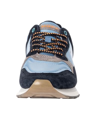 Strasbourg Mens Casual Trainers in Navy Blue4