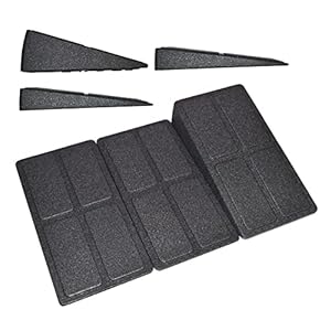 Calf Stretcher Slant Board, EPP Foam Incline Board, 3 Pcs/Set Yoga Wedge Knee Wedge Mobilisation Wedge, Stretch Board Non-Slip For Stretching, Leg Extender, Physical Balance Training Equipment