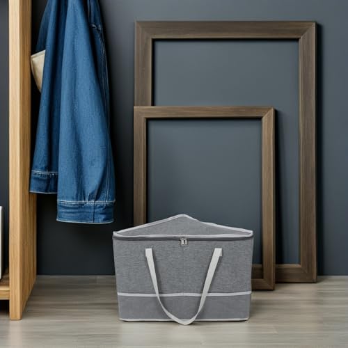 Boîte polyester pliable rangement cintres rigide boîte placard - 6