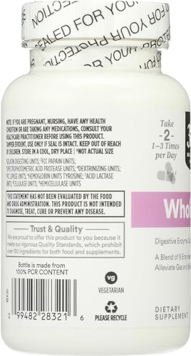 Image of Whole Foods Market, Wholezyme, 180 Count (Pack of 2)