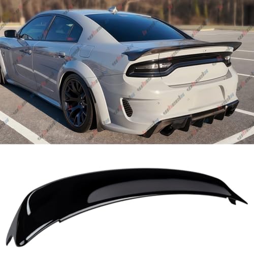 20152023 Compatible with Dodge Charger Rear Trunk Spoiler Redeye Style Gloss Black ABS WheelX