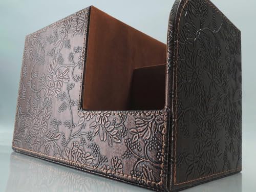 Xnone MULTIFUNCTIONAL TISSUE BOX COVER Pu Leather Tissue Box Cover Square Kleenex Holder Tissue Box Organizer thumb #7