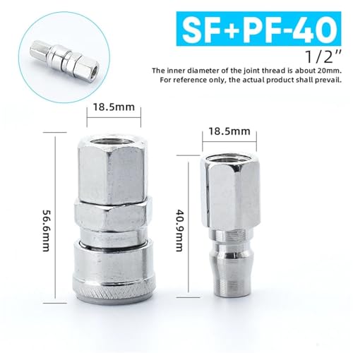 Conector neumático tipo C acoplamiento SP rosca de 30 pulgadas PT para compresor de aire 7